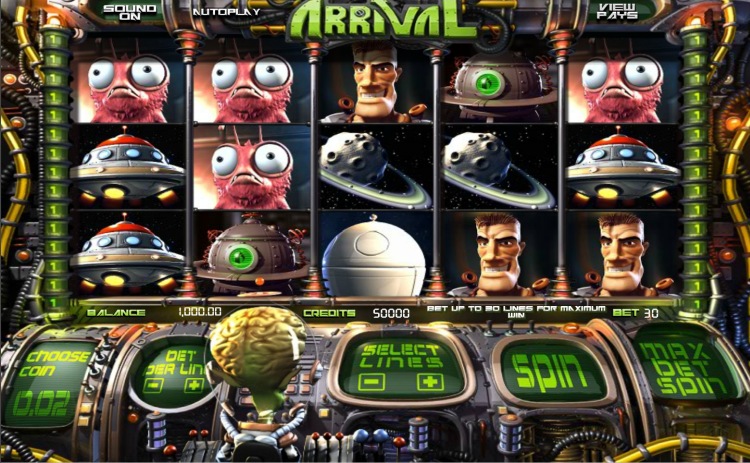 Игровой автомат «Arrival» в казино Адмирал