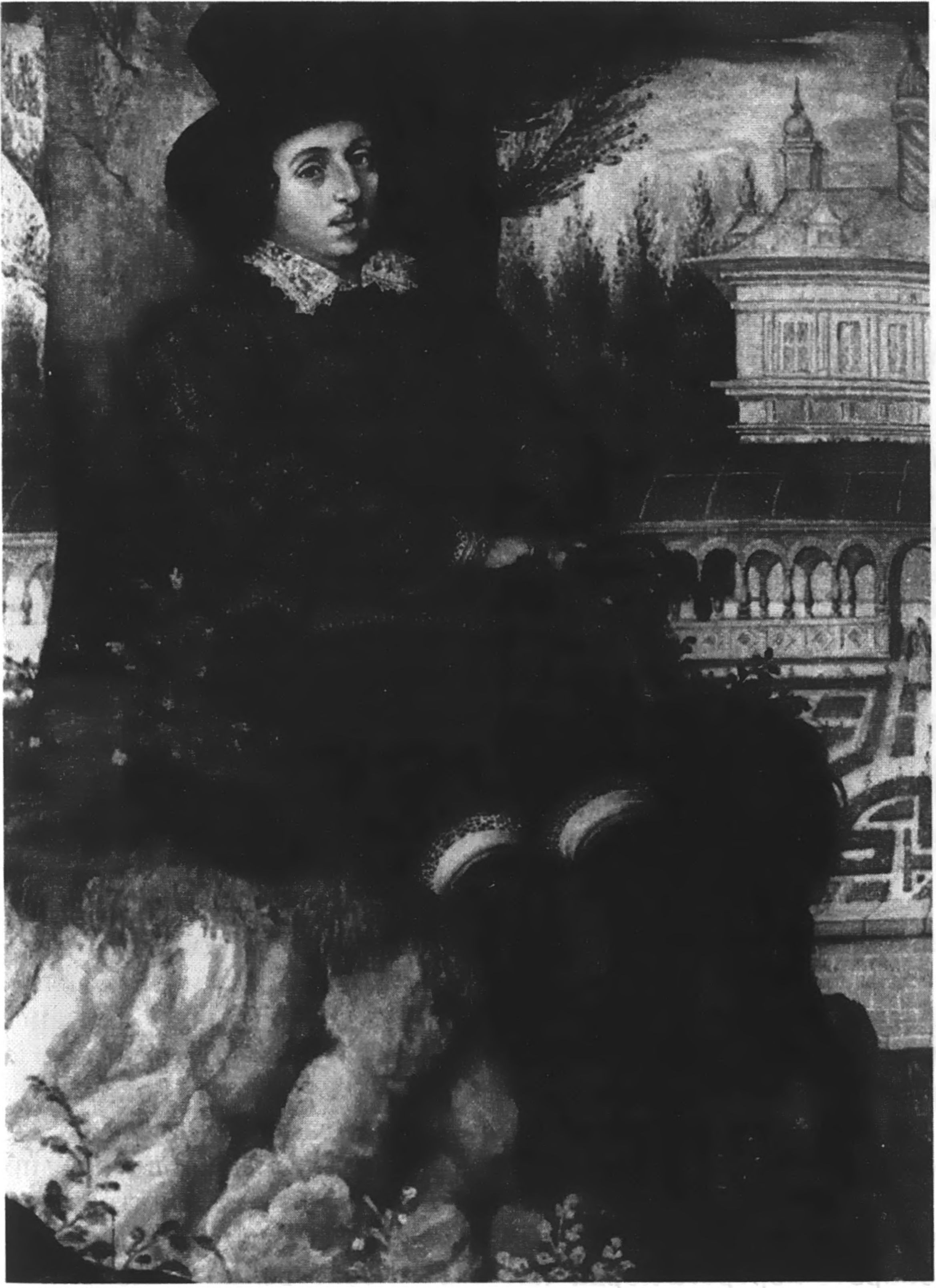 Портрет, долгое время считавшийся изображением Филипа Сидни. На самом деле это портрет молодого Рэтленда на фоне Падуанской уличной галереи