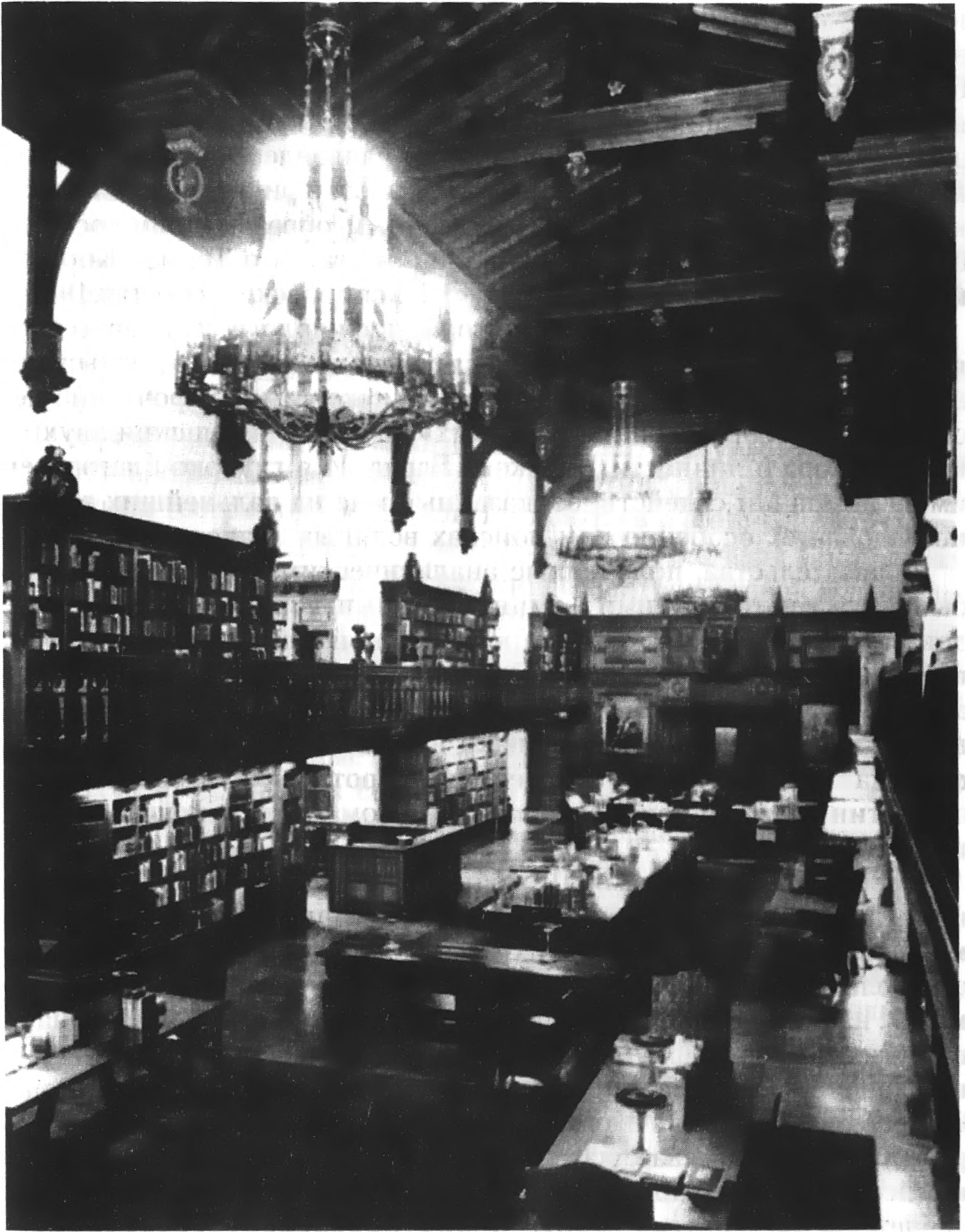 Читальный зал Шекспировской библиотеки Фолджера в Вашингтоне