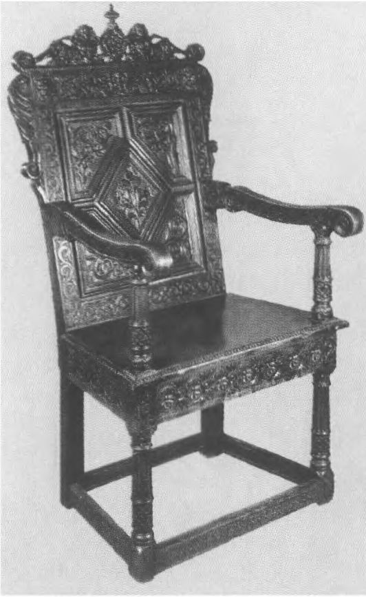 Дубовое кресло. Рубеж XVI—XVII вв.