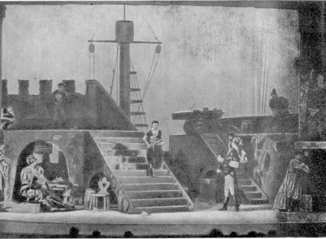 «Отелло». Сцена из спектакля. Малый театр. 1935