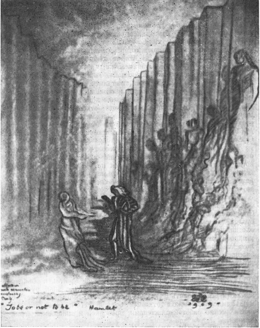 Гамлет и Смерть («Быть или не быть»), 1909