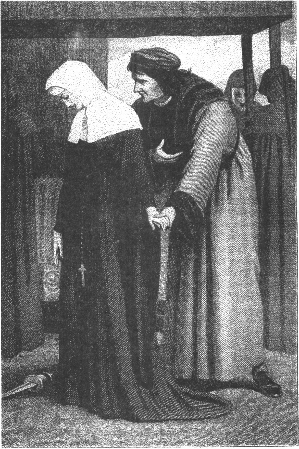 Ричард III и леди Анна. Рисунок Дж. Уотсона