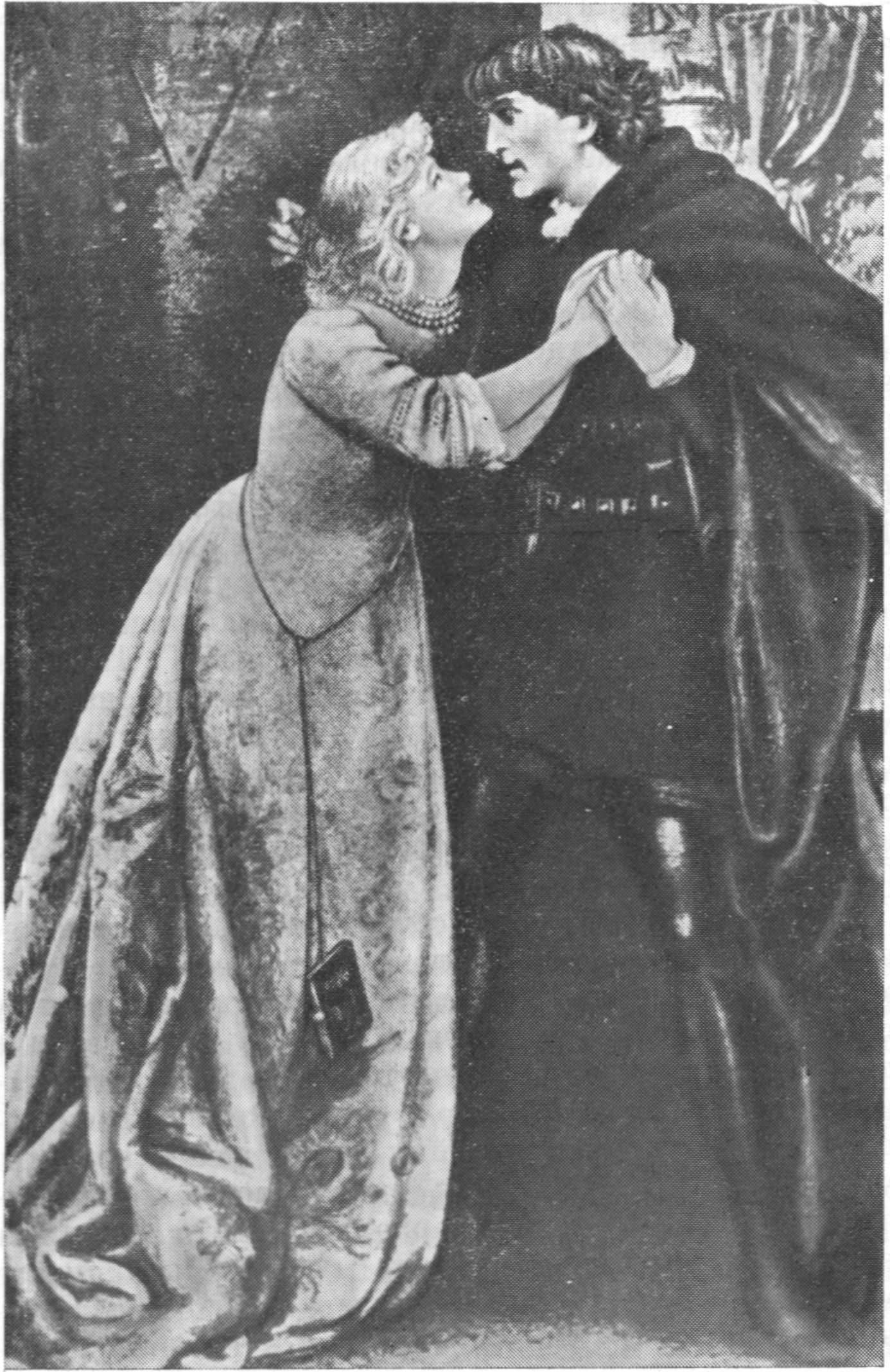 Гамлет — Г. Ирвинг, Офелия — Э. Терри. «Лицеум», 1878, худ. Э. Белл