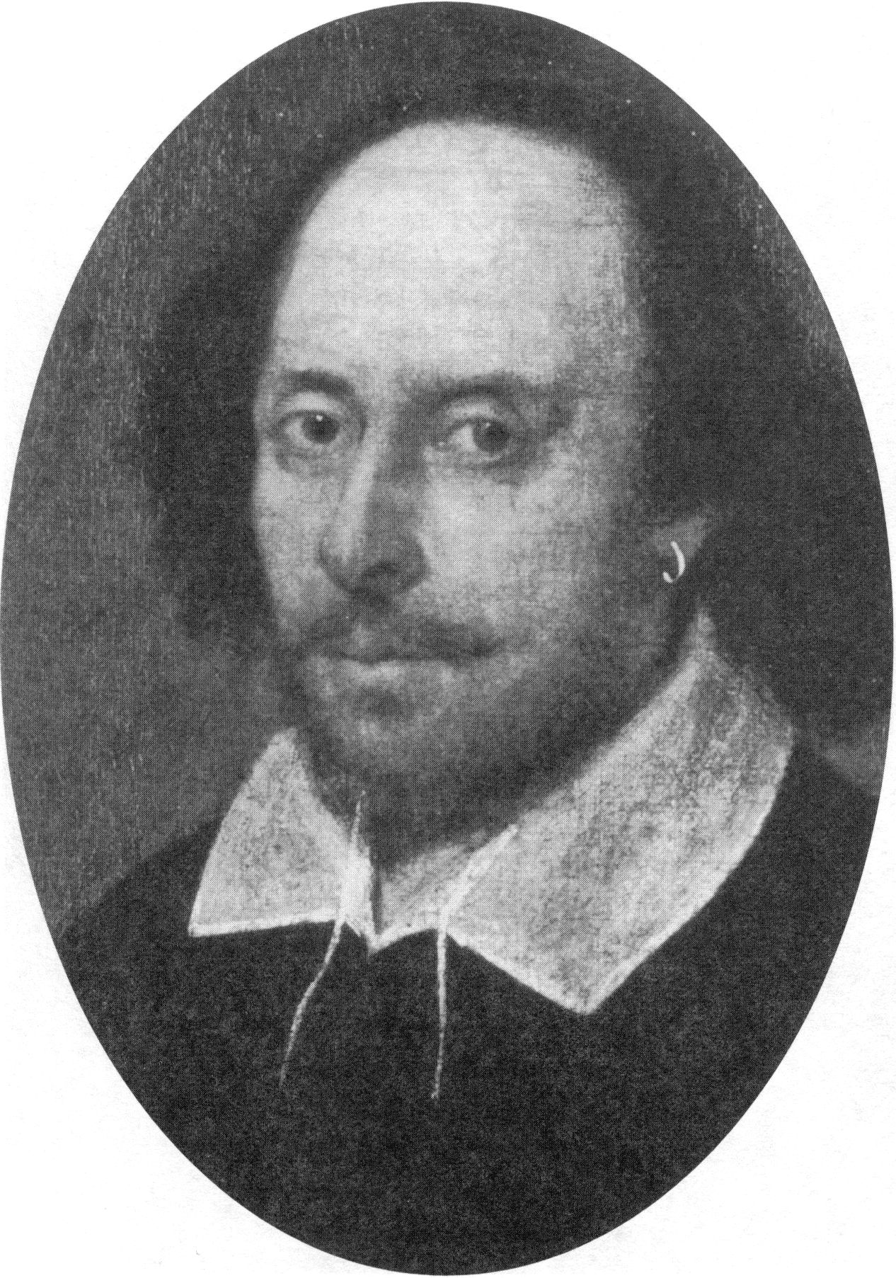 Предполагаемый прижизненный портрет Шекспира, так называемый Чандосский портрет