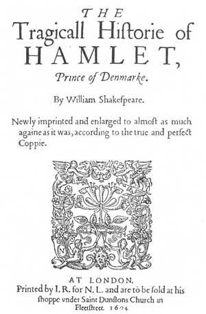 Второе издание «Гамлета», 1604 года