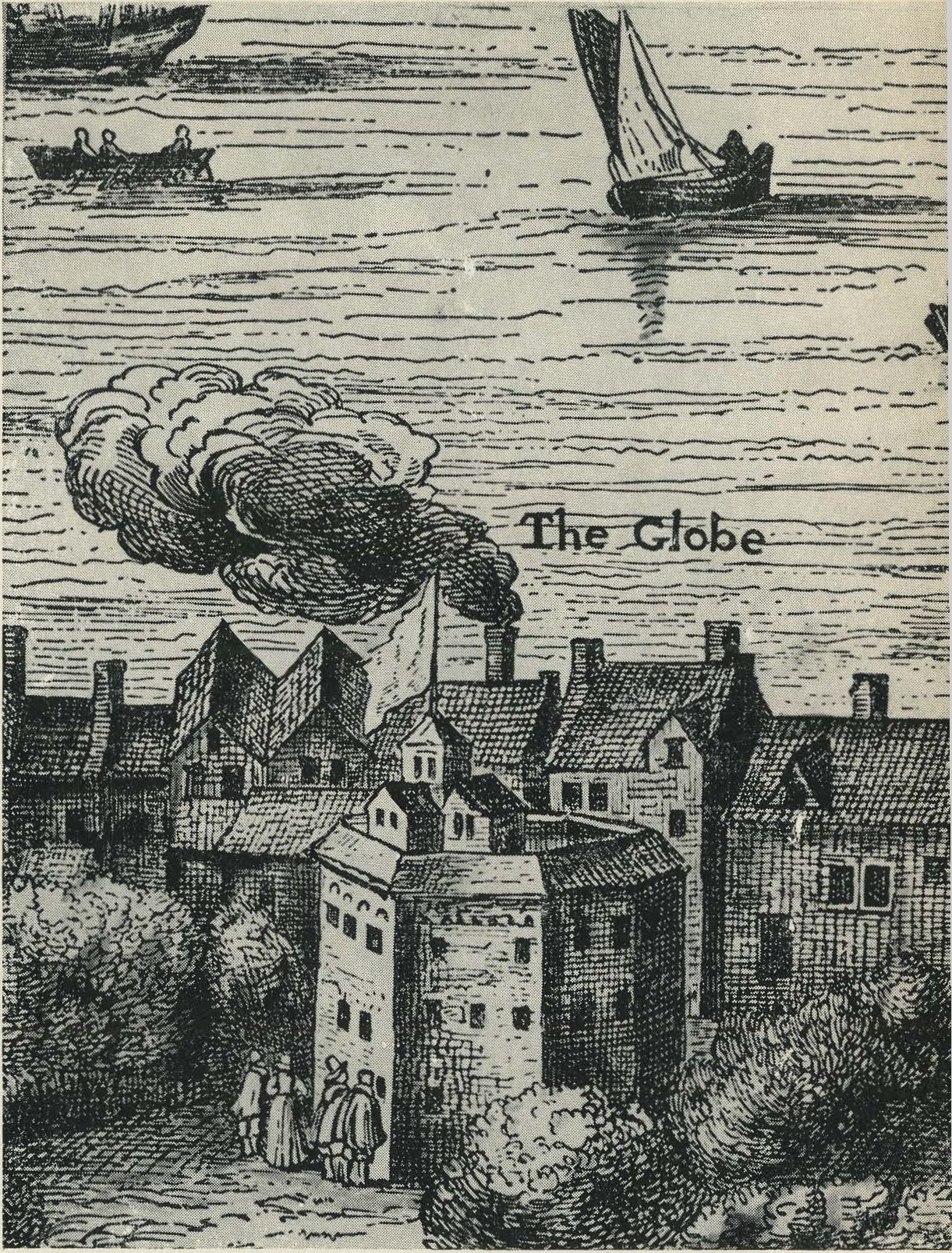 Внешний вид театра «Глобус». Увеличенная деталь с карты Лондона времен Шекспира