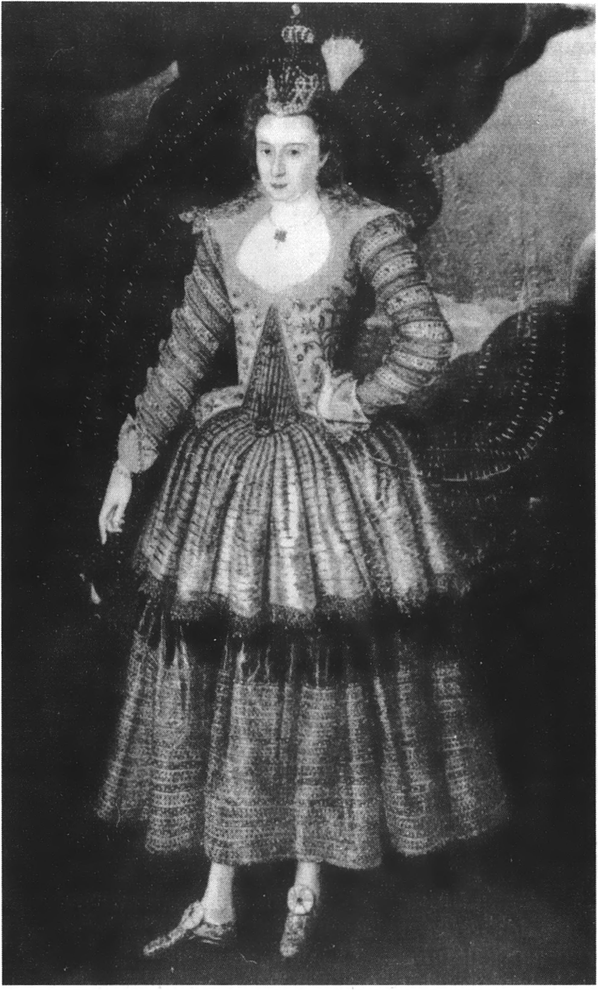 Елизавета Сидни, графиня Рэтленд, в костюме участницы пьесы-маски «Гименей»