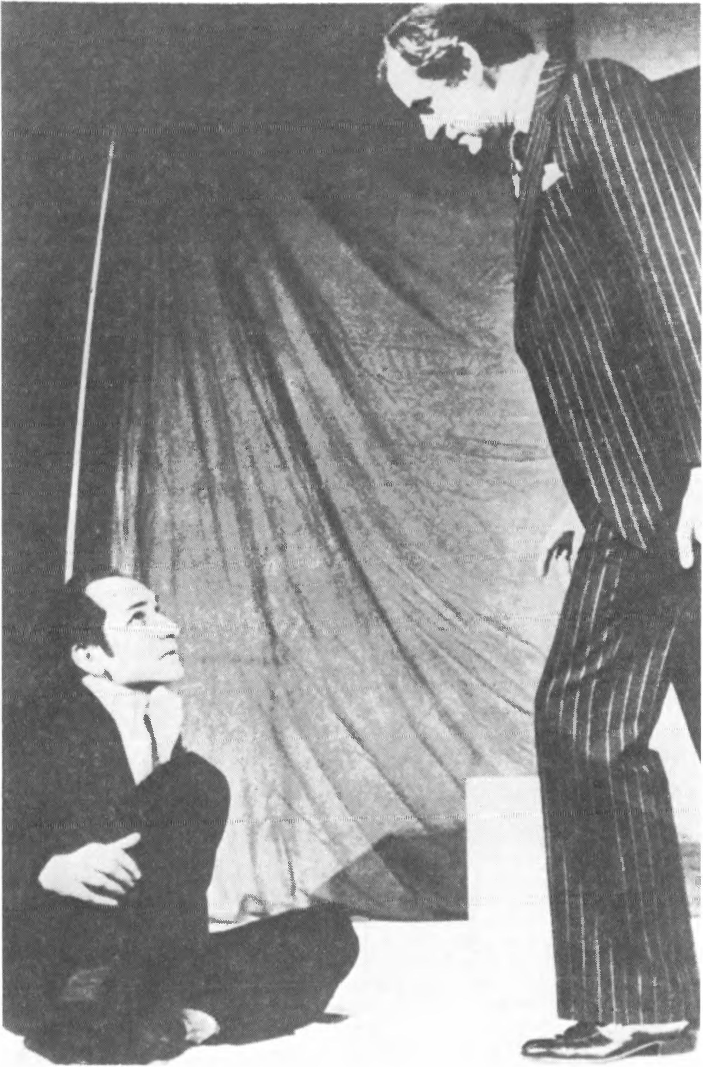 Гамлет — Б. Кингсли, Клавдий — Дж. Бейкер. Королевский Шекспировский театр. 1975