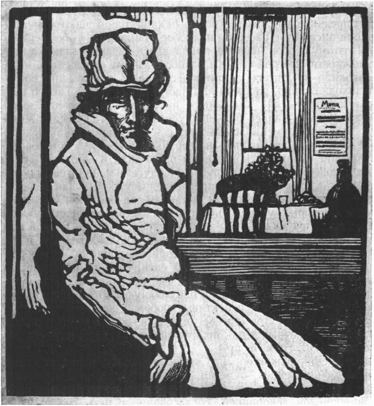 Генри Ирвинг в роли Дюбока («Лионская почта» Чарлза Рида), 1898