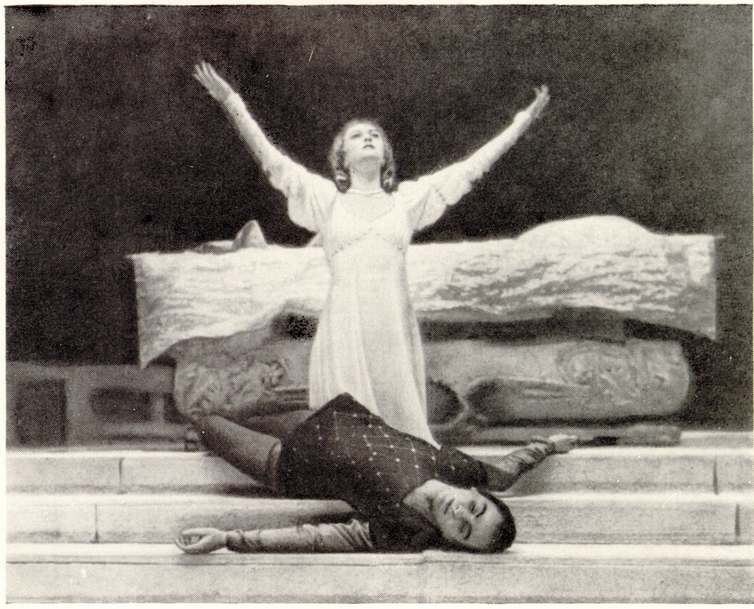 «Ромео и Джульетта». Джульетта — Г. Уланова, Ромео — М. Габович. Большой театр, 1946