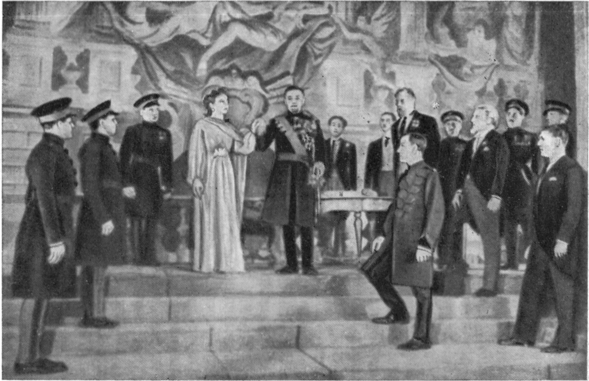 «Гамлет» в постановке Т. Гатри. «Олд Вик», 1938